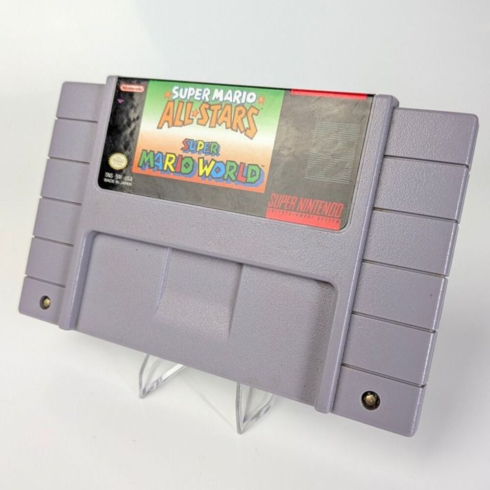 Super Mario All-Stars + Super Mario World - Authentic and Tested - SNES